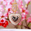 Black Plain-Lattice-Heart