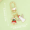 Christmas Charm Keychains Featuring Christmas Across 41 Pictured Variations view 12