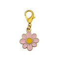 Enamel Daisy Flower Charm Gold Lobster Clasp Five Colors view 10