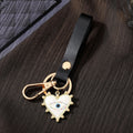 Gold Tone Wristlet Strap Evil Eye Charm Clip Keychains view 9