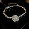 Crystal Rose Necklace