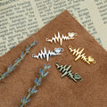Heartbeat Line Two-Hole Metal Bracelet Connectors for Jewelry Making view 3