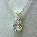 Silver Tone Assorted Clear Stone Pendant Necklaces view 8