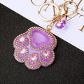 Mermaid Cat Paw Keychains in Four Colors plus Assorted Option view 2