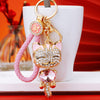 Pink-Fortune-Strap Pink Lucky-Cat