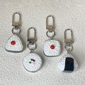 Miniature Sushi and Rice Ball Resin Clip Keychains view 1