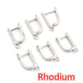 Leverback Earring Clasp Components in Six Metal Finishes view 4