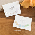 Pastel Square Resin Stud Earring Sets in Two Palettes view 3