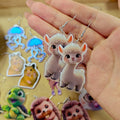 Acrylic Double-Sided Cute Animal Print Earrings 10 Styles view 2