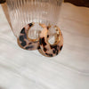 Beige Resin Hoops