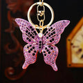 Jeweled Openwork Butterfly Keychains in Six Colors plus Assorted Option view 6