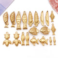 Gold-Tone Mermaid and Shell Shell Charms with 10 Listed Options view 1