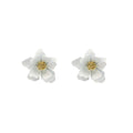 Eight Color Layered Petal Flower Small Stud Earrings view 5