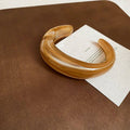 Chunky Acrylic Oval Open Cuff Bracelet Nine Colors view 10