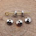 Faceted Disc Spacer Beads in Four Finishes for Jewelry Making view 4