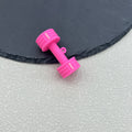 Silicone Dumbbell Charm Pendant 50KG Print Seven Colors view 8