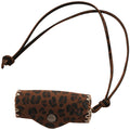 Leopard Print Mini Bag Pendant Cord Necklaces in Two Shapes view 5