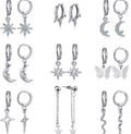 Mini Alloy Hoop Charm Earring Sets Multi Styles 7 Assortments view 6
