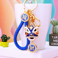 Jeweled Lion Dance Keychains with Fortune and Loose Heart Loop Options view 7