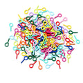 Color Coated Metal Screw Eye Pins in Fifteen Options view 10