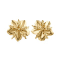 Metal Flower Open Ring Cuff Bracelet Stud Four-Piece Sets view 5