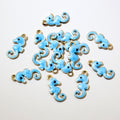 Tiny Colorful Enamel Seahorse Charms in Ten Options view 8