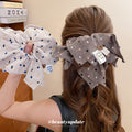 Fabric Speckle Scrunchie Hair Tie Lace Or Ruched 2 Styles view 2