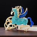 Full Crystal Pegasus Keychains in Five Colors plus Assorted Option view 3