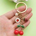 Cherry Charm Keychains in 33 Pictured Variations for Bags and Keys view 1