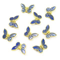 Colorful Double Sided Enamel Butterfly Beads in Eight Styles view 2