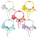 Five Color Butterfly Bear Bead Wrist Straps for Accessory Making view 5