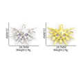 Square Crystal Sunburst Charm Collection for Jewelry Making view 2