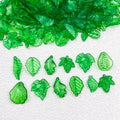 Clear Leaf Glossy Charms with 11 Listed Options for DIY Jewelry Making view 3