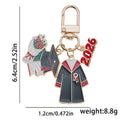 Graduation Charm Keychains in 56 Pictured Variations for Bags and Keys view 6