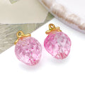Clear Strawberry Glossy Charms with 5 Listed Options view 7