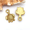 Gold-Tone Mermaid and Turtle Shell Charms with 15 Listed Options view 8