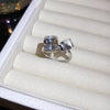 Dual Square Silver