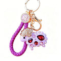 Jeweled Sheep Figure Keychains in Five Pictured Color Options view 5