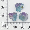 Purple-Blue Gold-Flecked