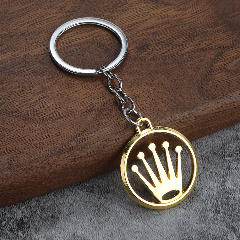 Sweet Crown Alloy Pendant Keychain Gift Accessory for Bags and Keys