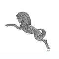 Gold Tone Horse Two Designs Metal Brooch Pin 8.3 x 3.5 cm view 6