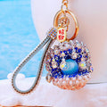 Short Pearl Curtain Shell Keychains in Eleven Colors plus Assorted Option view 6