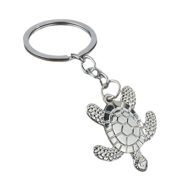 Sea Turtle Alloy Keychain Pendant Gift for Bags and Keys