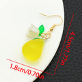 Eight-Style Strawberry Lemon Pear Grape and Peach Dangle Earring Collection view 10