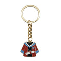 Enamel Graduation Gown Diploma Keychain Red or Blue view 6