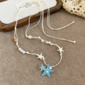 Beach Starfish Shell Bead Bracelets Necklaces Five Styles view 6