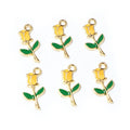 Colorful Rose Charms In 6 Styles For Jewelry Making view 9