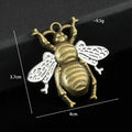 Antique Alloy Bee Insect Charm Pendant Three Metal Finishes view 3