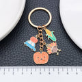 Pumpkin Turkey Corn and Winter Hat Harvest Keychain view 3