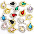 Polished Gold Silver Teardrop Alloy Charms in 16 Styles view 5